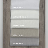 Rideaux transparents haut de gamme ARVENA – Voilages aspect lin sur mesure